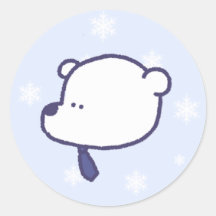 Pegatina personalizado Ice Bear
