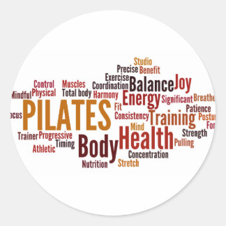 REDONDA PEGATINA PILATES