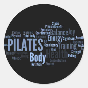 REDONDA PEGATINA PILATES