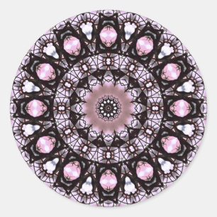 Redonda Pegatina PinkLacey
