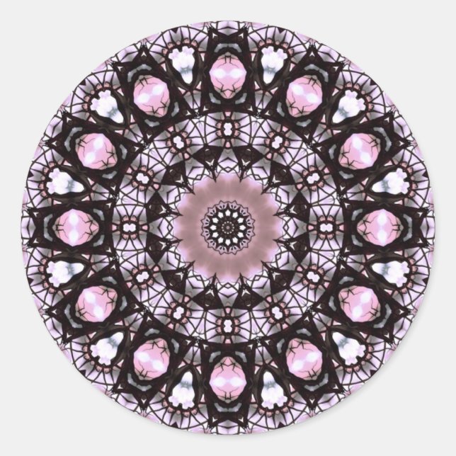 Redonda Pegatina PinkLacey (Anverso)