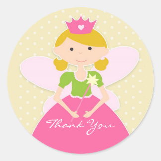 Redonda Pegatina Princesa de Gracias