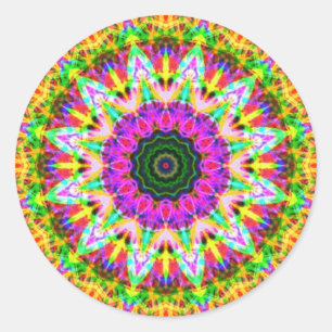 Redonda Pegatina PsyStardelic