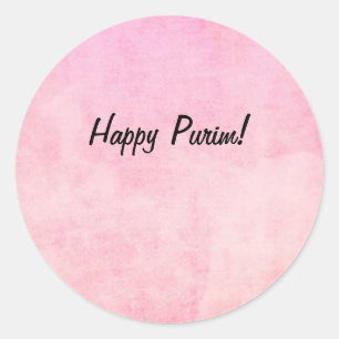 Redonda Pegatina Purim