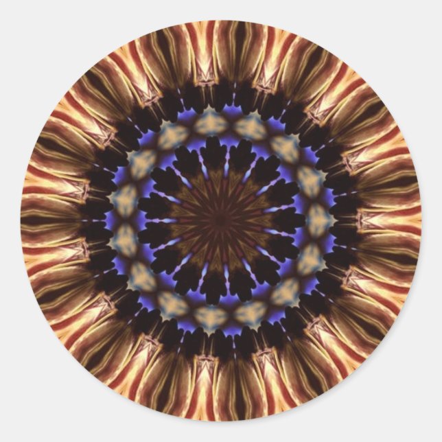 Redonda Pegatina Purplipin (Anverso)