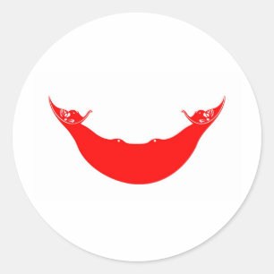 Redonda Pegatina Rapa Nui