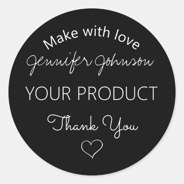 Redonda Pegatina redondeado clásico de diseño de joyas per (Anverso)