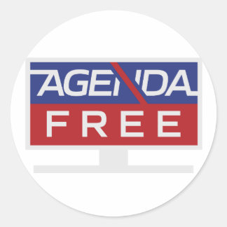 Redonda Pegatina redondo