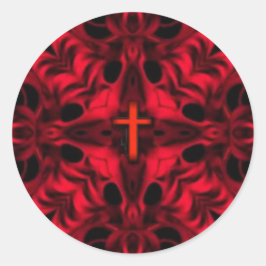 Redonda Pegatina redondo