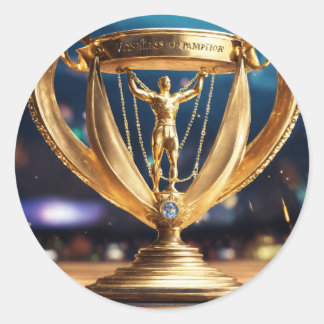 Redonda Pegatina redondo