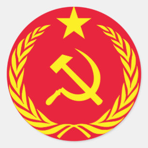 Redonda Pegatina redondo