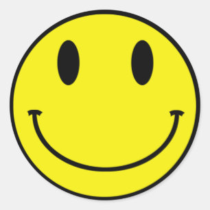 Redonda Pegatina redondo ácido