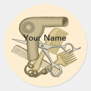 Redonda Pegatina redondo beige-belicoso