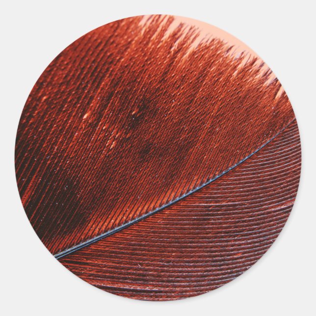 Redonda Pegatina redondo clásico (Anverso)