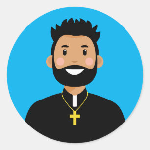 Redonda Pegatina redondo clásico