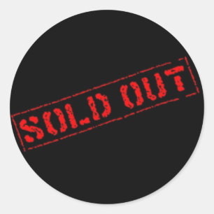 Redonda Pegatina redondo clásico