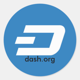 Redonda Pegatina redondo clásico