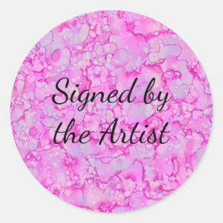 Redonda Pegatina redondo clásico