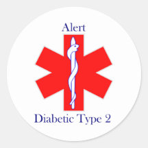 Pegatina redondo clásico, brillante, grande, de 3 