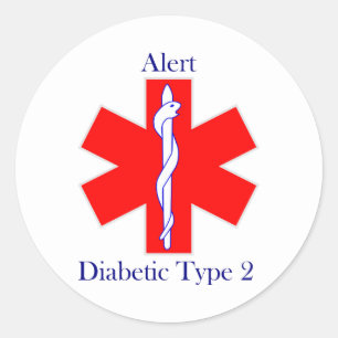 Redonda Pegatina redondo clásico, brillante, grande, de 3 