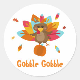 Redonda Pegatina redondo clásico de Turquía pegatina de ot