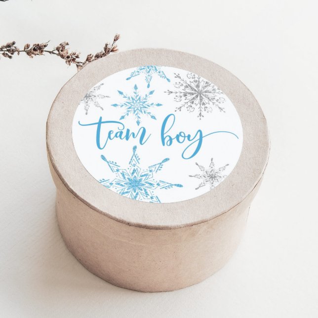 Redonda Pegatina redondo clásico del equipo de plata azul (Subido por el creador)