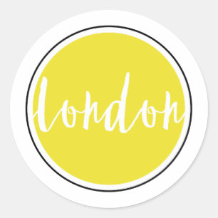 Redonda Pegatina redondo clásico, mate