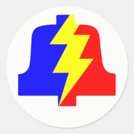 Redonda Pegatina redondo con el logotipo clásico del EPL