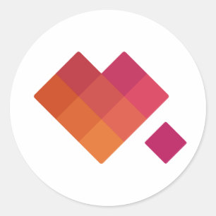 Redonda Pegatina redondo con logotipo GWWC