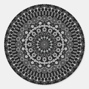 Redonda pegatina redondo de 3" con bicicleta de buen día M