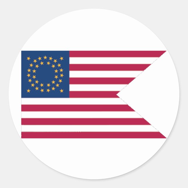 Redonda Pegatina redondo de Guidon de la caballería de la (Anverso)