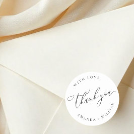 Redonda Pegatina redondo elegante y moderno