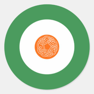 Redonda Pegatina redondo irlandés 2 de la MOD