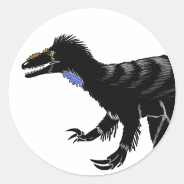 Redonda Pegatina redondo pequeño de Lightning Claw (Anverso)