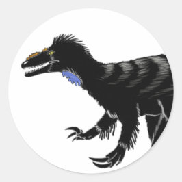 Redonda Pegatina redondo pequeño de Lightning Claw