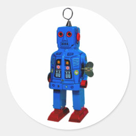 REDONDA PEGATINA ROBOT