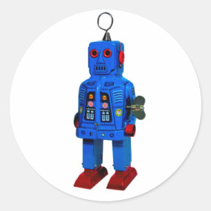 REDONDA PEGATINA ROBOT