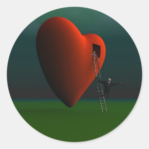 Redonda Pegatina Romancing