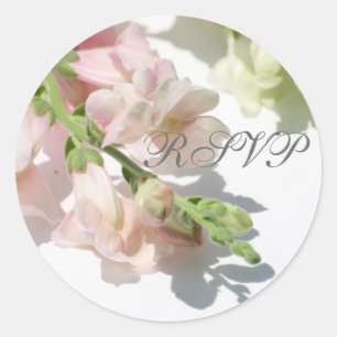 Redonda Pegatina RSVP de Snapdragon