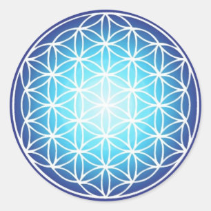 Redonda Pegatina sagrado de la geometría