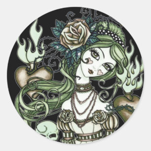 Redonda Pegatina sagrado del corazón