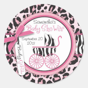 Redonda Pegatina salvaje de la cosa