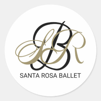 Redonda Pegatina Santa Rosa Ballet Signature
