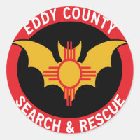 Pegatina SAR del condado de Eddy
