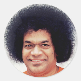 Redonda Pegatina Sathya Sai Baba