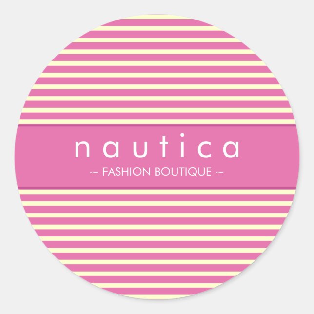 Redonda PEGATINA SEAL: 9 a raya náutica (Anverso)