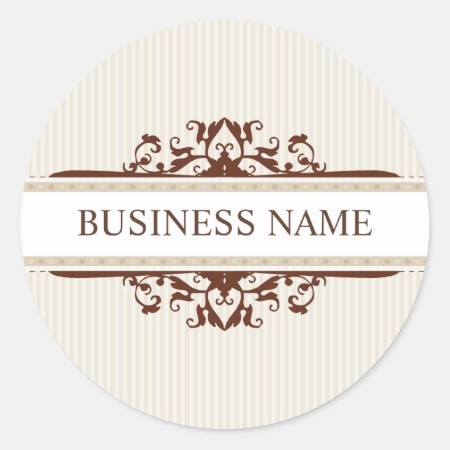 Redonda PEGATINA SEAL :: divino 1 (Anverso)