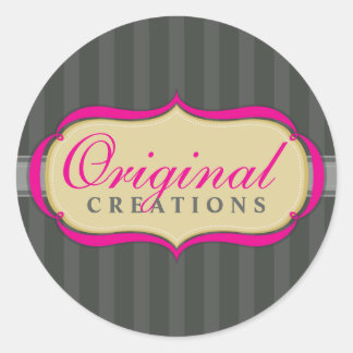 Redonda PEGATINA SEAL :: elegante extravagante 12