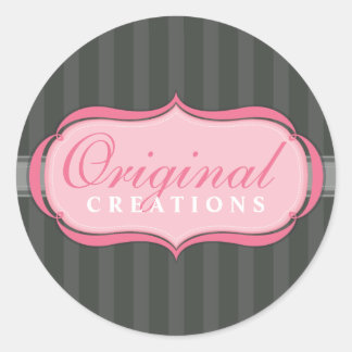 Redonda PEGATINA SEAL :: elegante extravagante 6