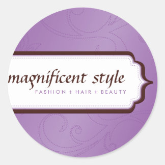 Redonda PEGATINA SEAL :: elegante magnificencia 3